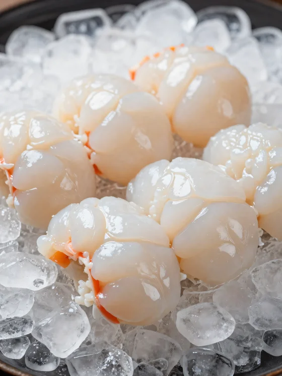 Šviežias omaras ant kaimiškos medinės pjaustymo lentelės su citrina ir prieskoniais