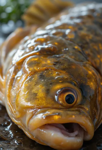 Šviežia karpio filė su citrina, petražolėmis, česnaku ir prieskoniais