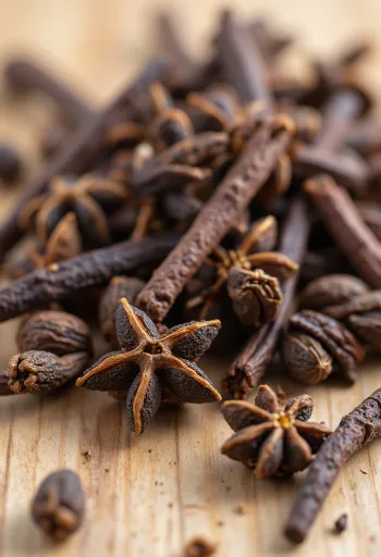 Sveiki ir malti gvazdikėliai ant medinio paviršiaus