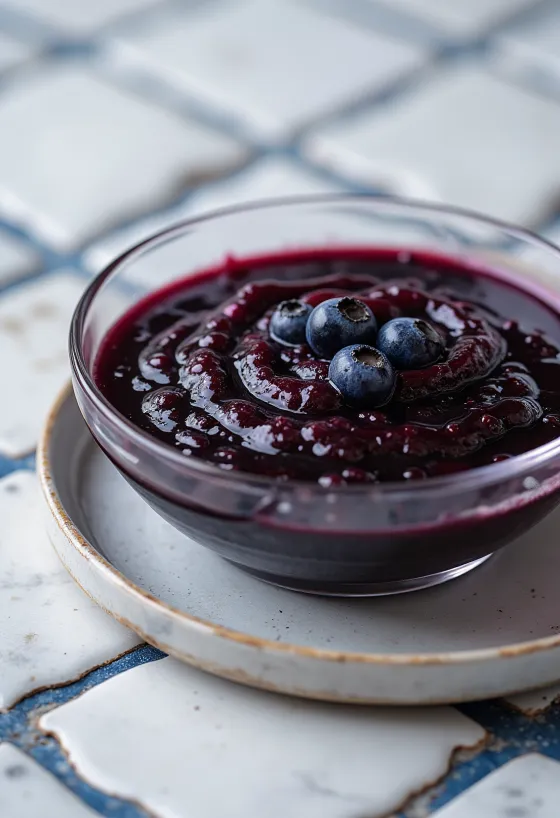 Šilauogių ir čili padažas