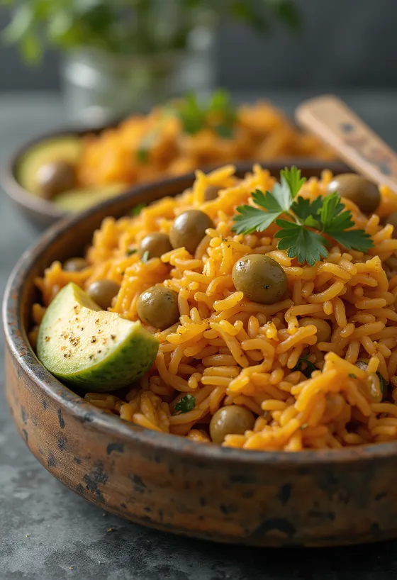 Arroz con Gandules patiekta