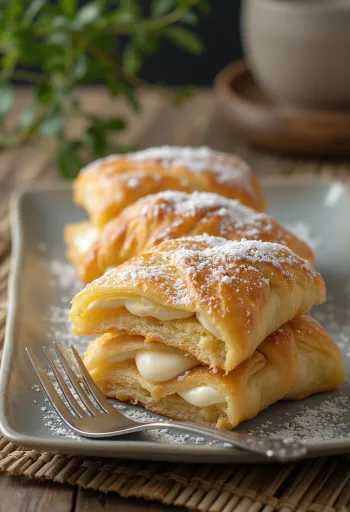 Itališkas millefoglie tortas su traškia sluoksniuota tešla ir vaniliniu kremu