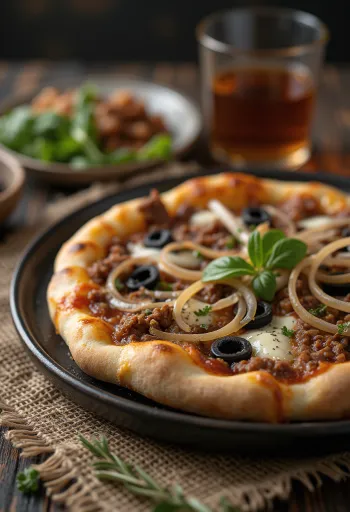 Patiekta Pizza Libyenne