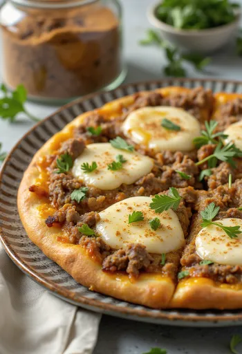 Patiekta Pizza Maroccaine