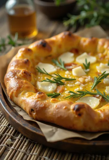 Pica al Rosmarino su rozmarinais ir parmezanu