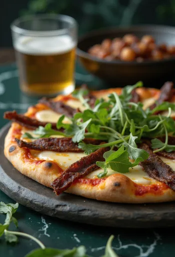 Patiekta Pizza Sudafricana