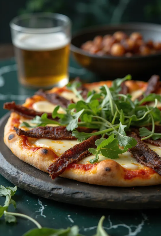 Patiekta Pizza Sudafricana