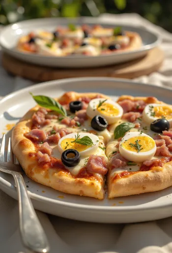 Patiekta Pizza Tunisienne