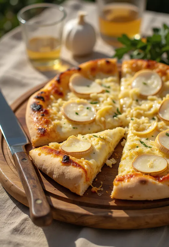 Pica su „Pecorino“ sūriu ir šviežiais rozmarinais