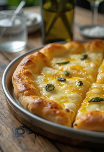 Pizza all’Olio su ypač tyru alyvuogių aliejumi ir žolelėmis