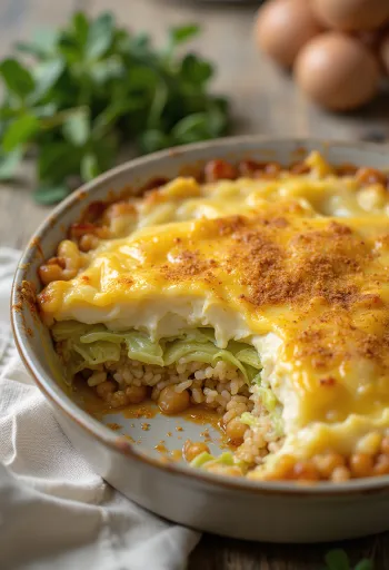 Patiektas veganiškas savojos kopūstų apkepas