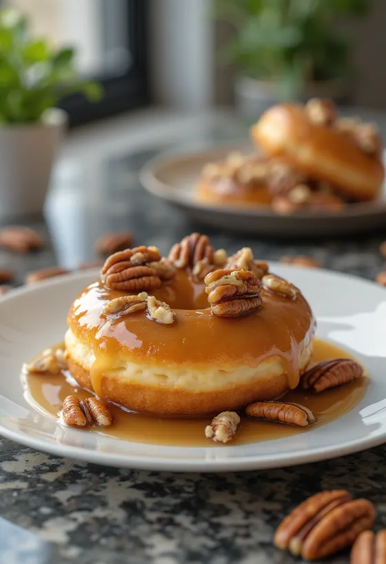 Šviežiai patiektos karijų riešutų spurgos