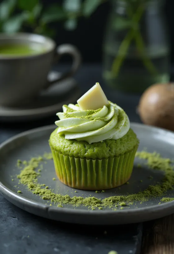 Matcha keksiukai su maskarponės kremu