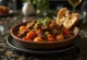 Testi Kebabas moliniame indelyje su mėsa ir daržovėmis
