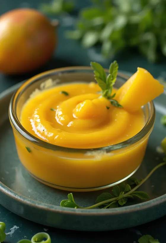 Patiektas jalapeño, mangų ir čili padažas