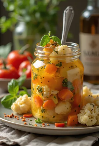 Aštri giardiniera patiekta