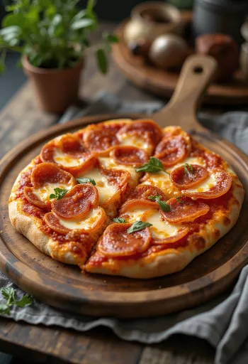 Dviguba „Pepperoni“ pica su papildomu saliamiu