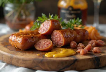 Kepta dešra, patiekta su garstyčiomis