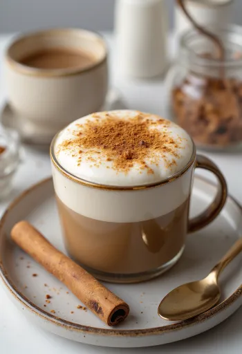 Prieskoninė „Chai“ latė puodelyje
