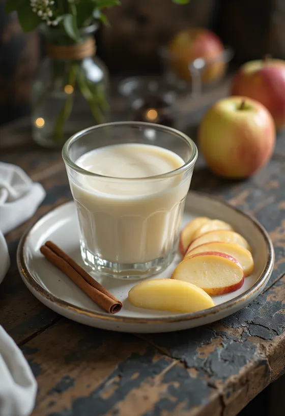 Panna cotta su sidru