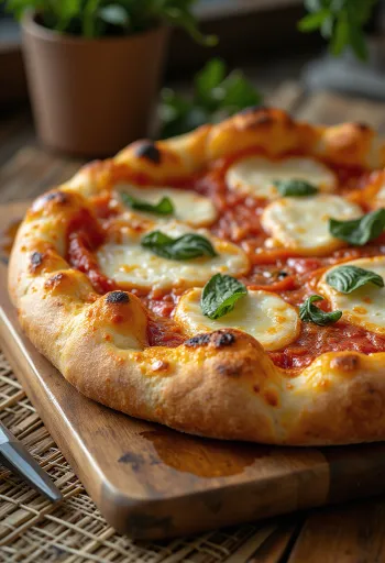 Pizza al Taglio su stora tešla ir mocarelos sūriu