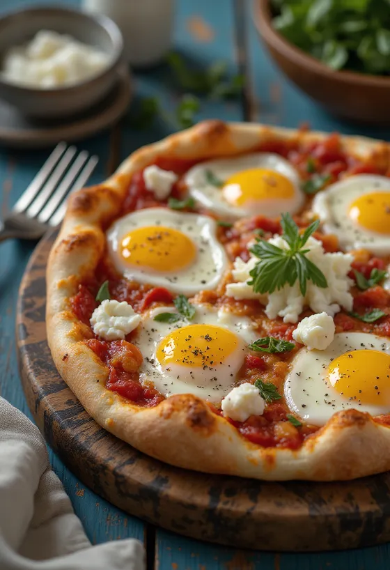 Pizza alla Norma su Sicilijos baklažanais ir rikota