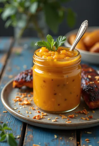 Kario ir mangų barbekiu padažas