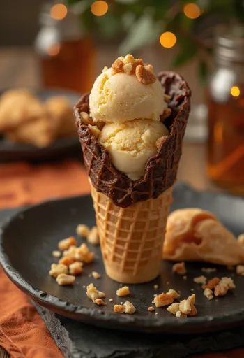 „Drumstick Butterscotch“ ledai ragelyje