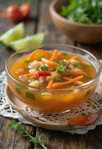 „Nuoc Cham“ padažas patiektas