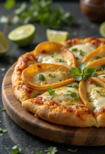 Pizza Costarricense patiekta