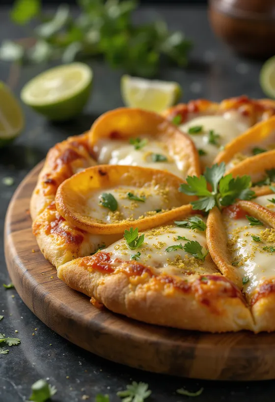 Pizza Costarricense patiekta