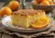 Apelsininis tortas su cinamonu, supjaustytas gabalėliais