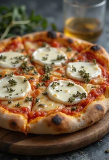 Pica ai Formaggi di Capra su ožkos sūriu ir mocarela